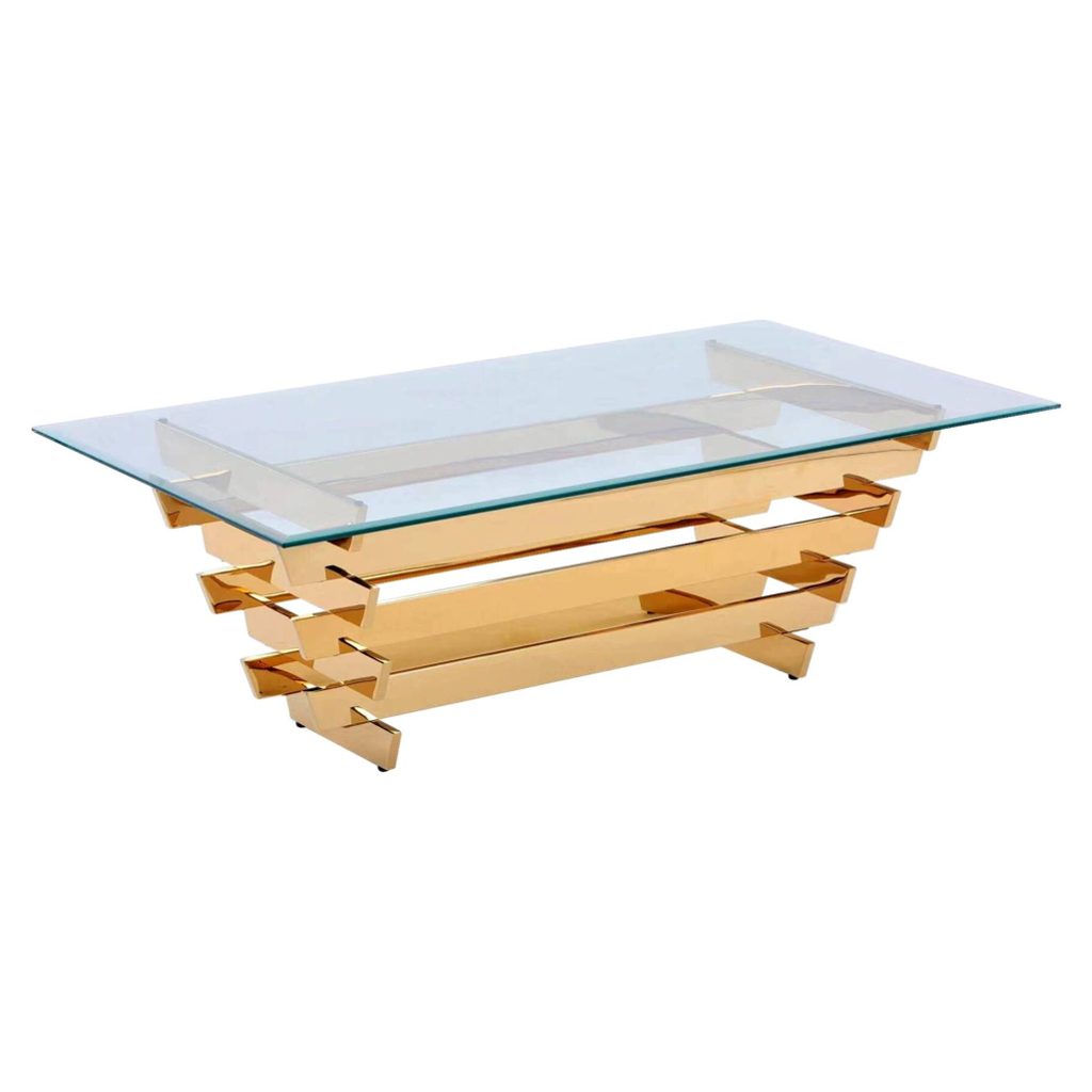 Glascouchtisch Pyramide