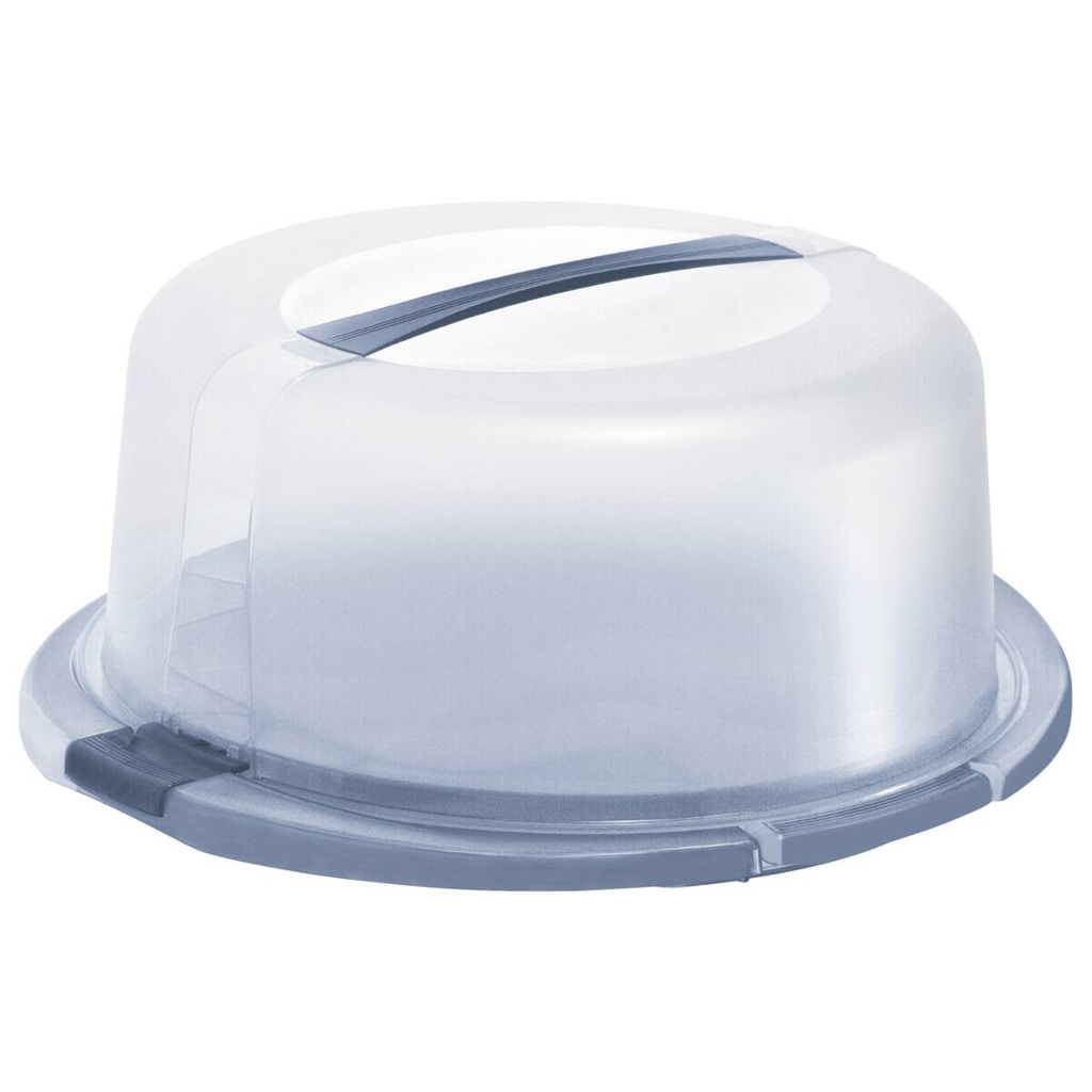 Rotho Tortenglocke COOL u. FRESH blau B/H/L: ca. 34x16x38 cm