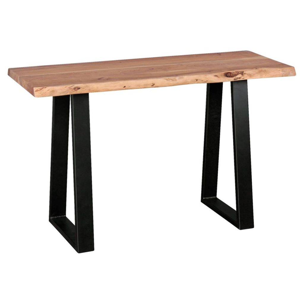 Konsolentisch natur schwarz Akazie B/H/T: ca. 120x75x45 cm