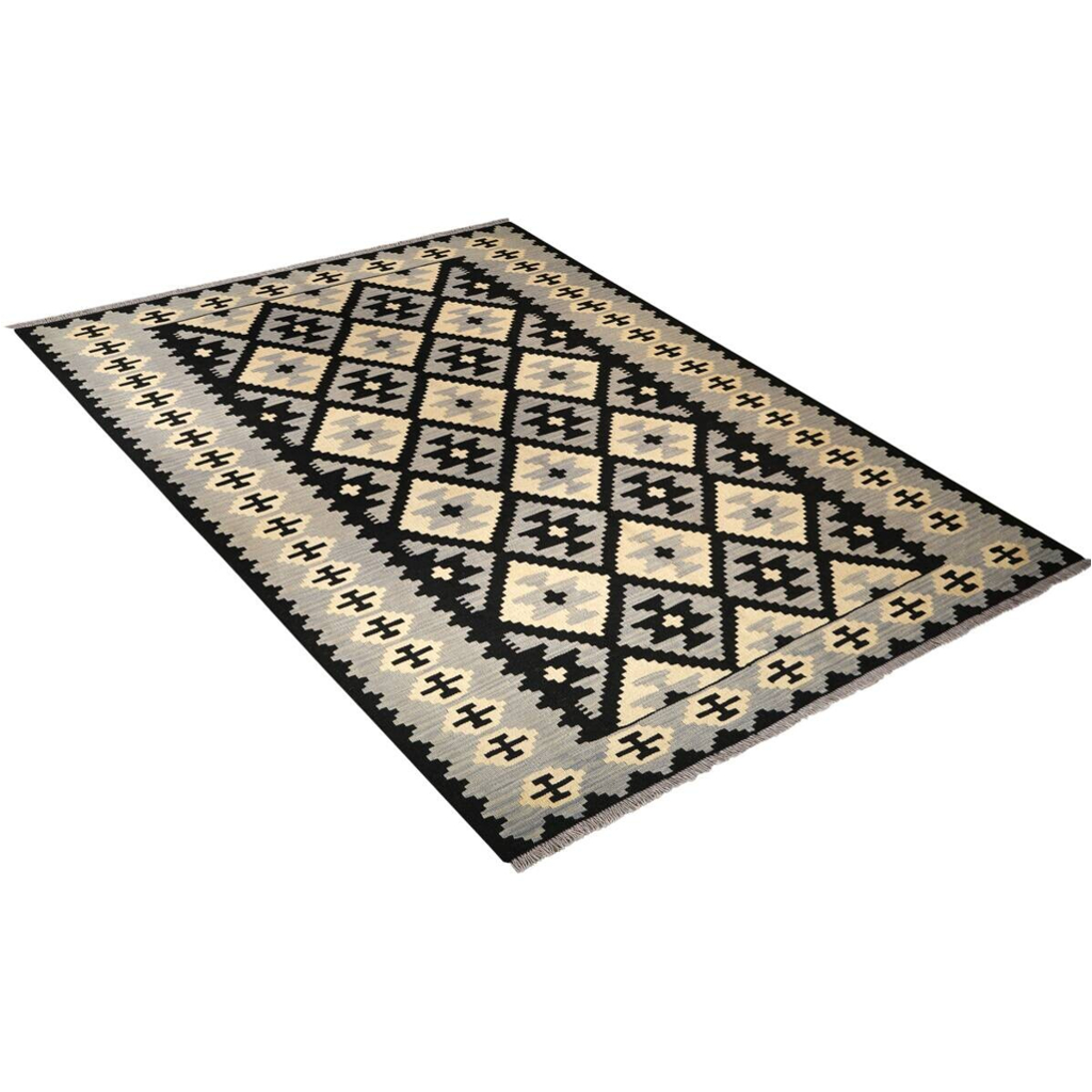 PersaTepp Teppich Kelim Gashgai grau B/H/L: ca. 173x1x240 cm