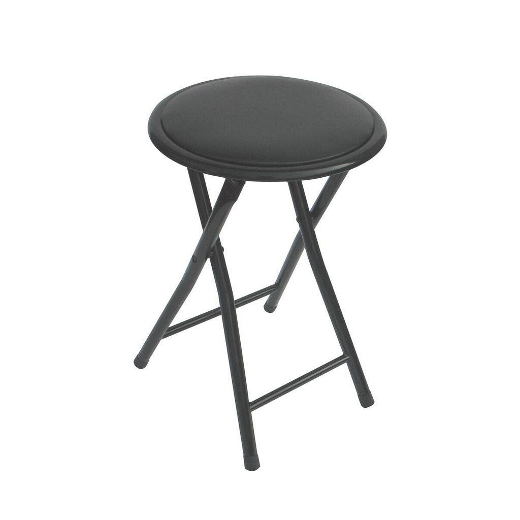 Klapphocker Bennie schwarz B/H/T/D: ca. 30x45x30x30 cm