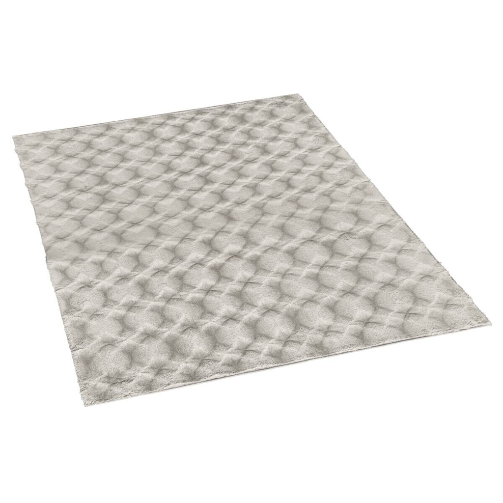 Fellimitat Diamond silber B/L: ca. 160x230 cm