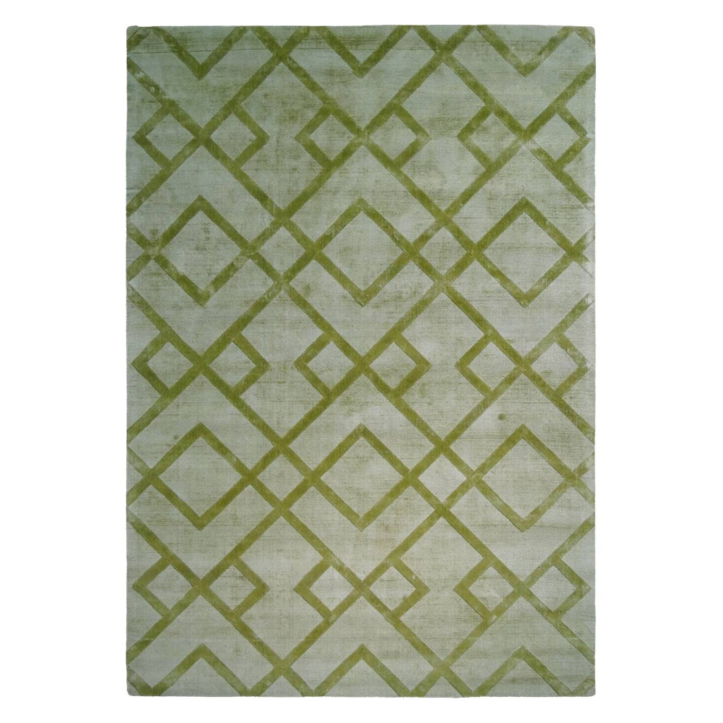 Kayoom Kurzflorteppich Luxury 310 elegant grün B/H/L: ca. 160x0,8x230 cm