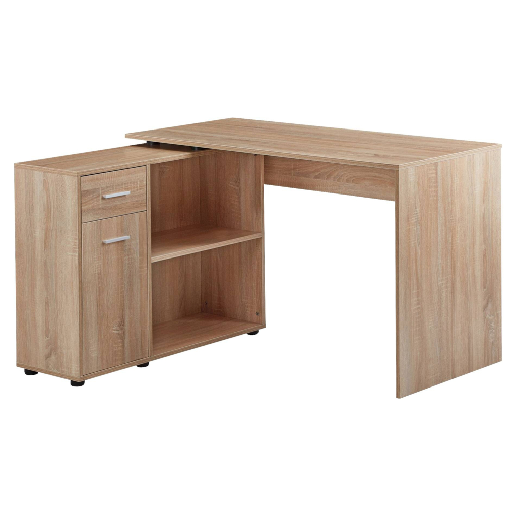Schreibtischkombination Eiche Sonoma Nachbildung B/H/T: ca. 120x75,5x106,5 cm