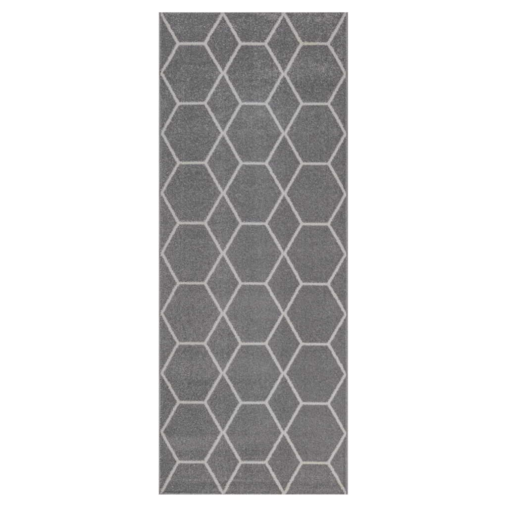Sanat Teppich Trellis grau B/L: ca. 80x200 cm