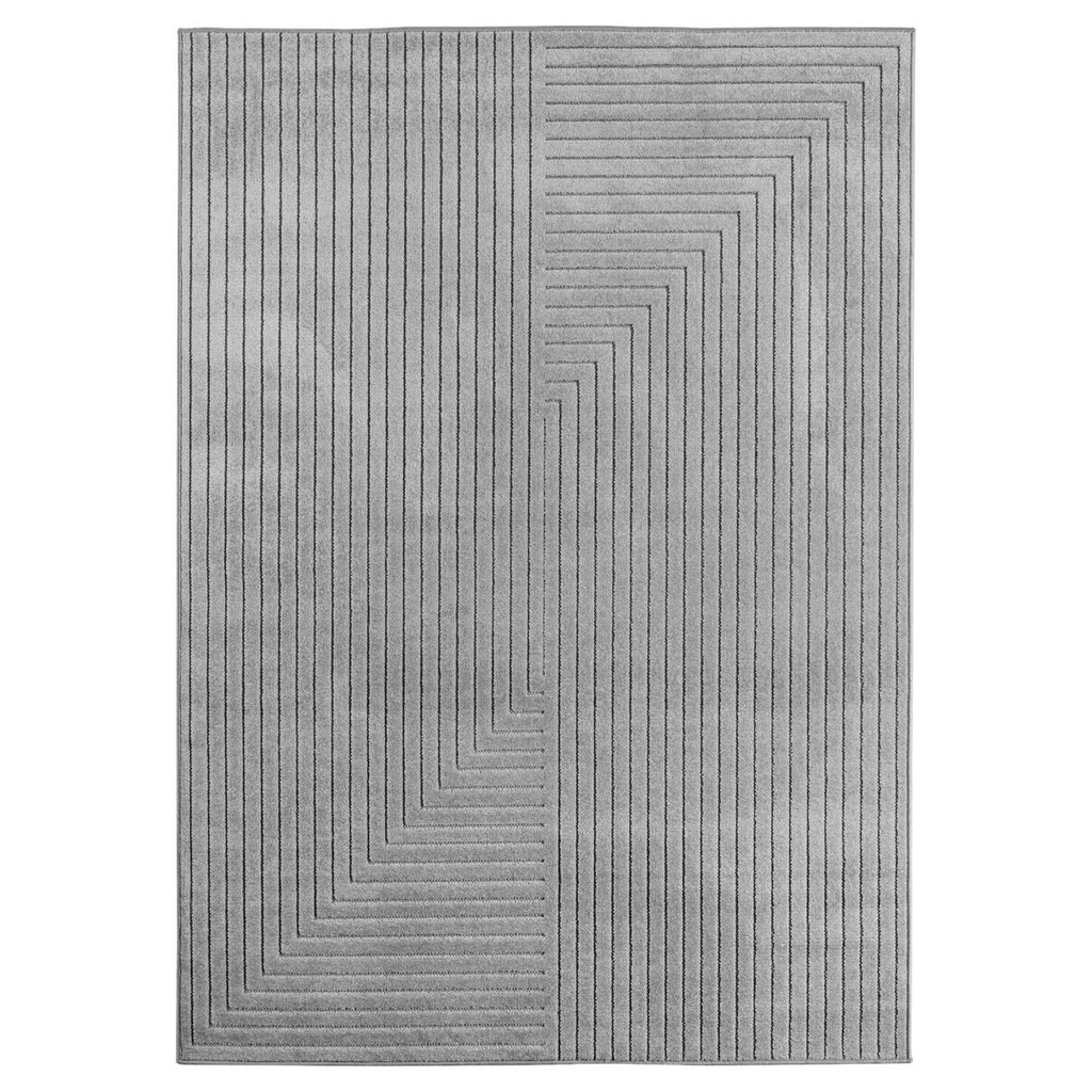 Ayyildiz In-/Outdoor-Teppich NOVA silber B/L: ca. 80x250 cm
