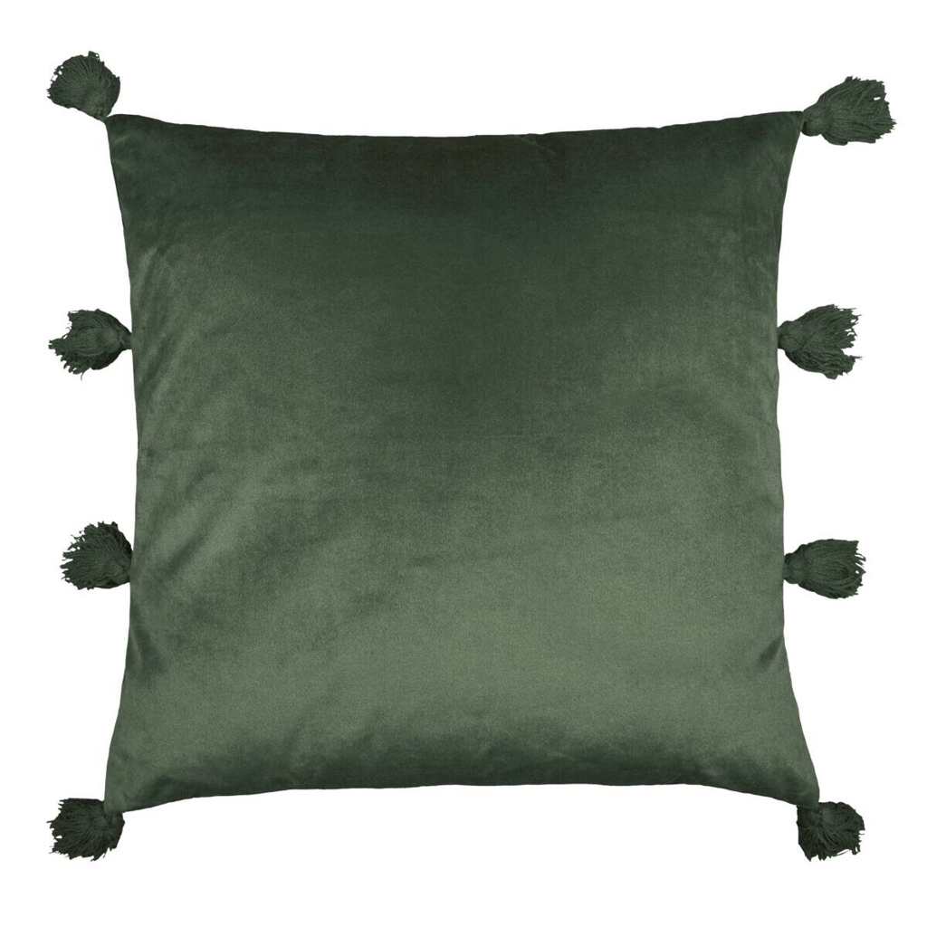 Dekokissen dunkelgrün Polyester B/L: ca. 45x45 cm