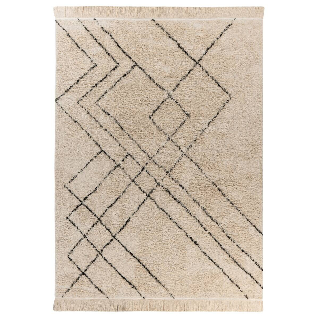 360Living Teppich Mylen schwarz B/L: ca. 120x170 cm