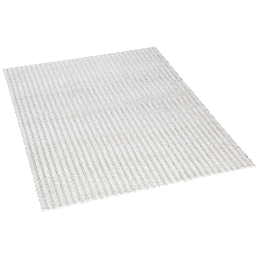 Fellimitat Stripy creme B/L: ca. 80x140 cm