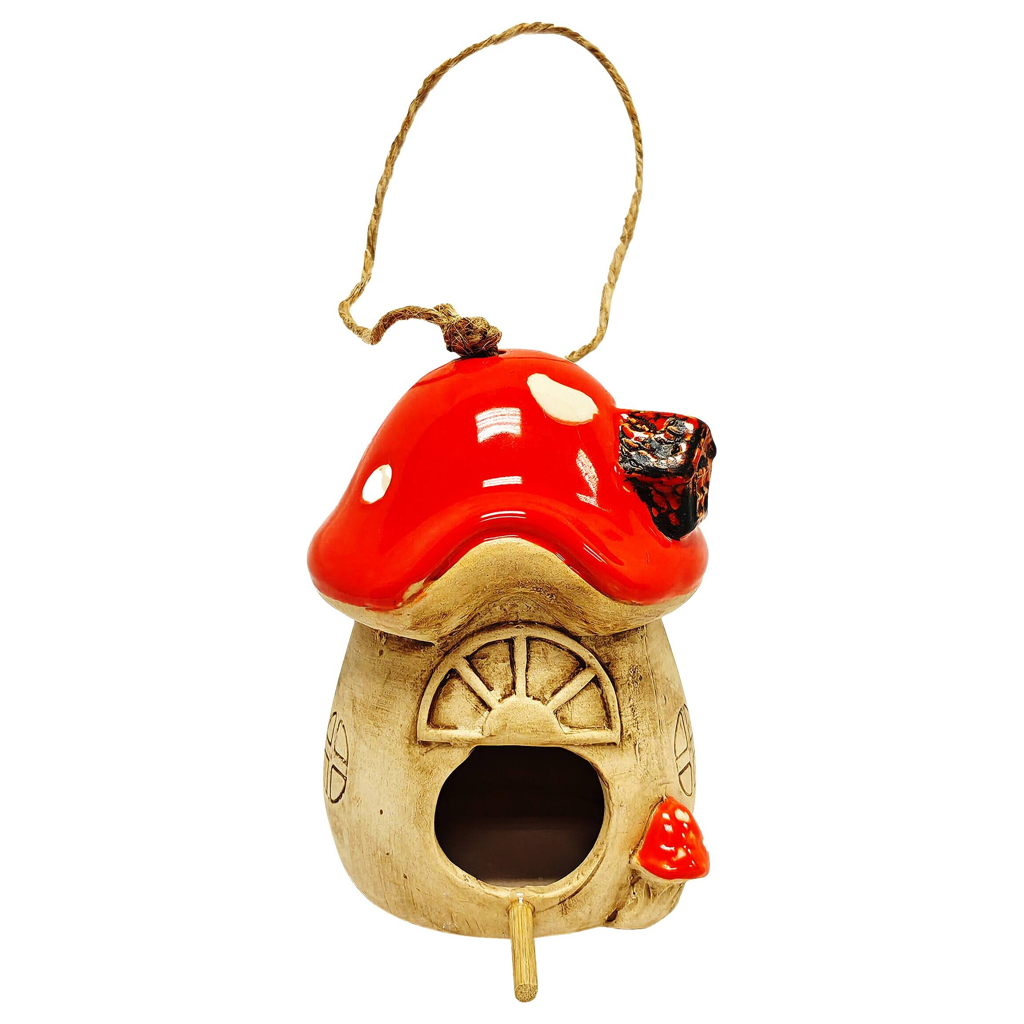 Dekorationsartikel rot Porzellan B/H/L: ca. 11x13x11 cm