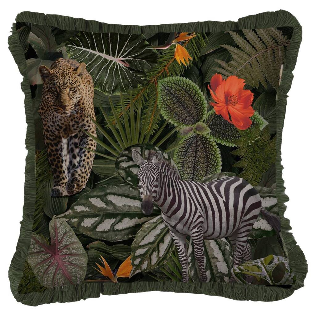 Dekokissen Afrika multicolor Polyester B/L: ca. 43x43 cm