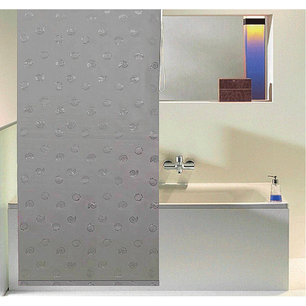 Acus Duschrollo Hawaii anthrazit Kunststoff B/L: ca. 140x240 cm