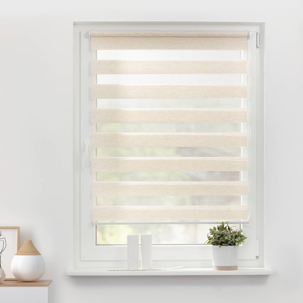 LICHTBLICK Doppelrollo Duo natur B/L: ca. 70x220 cm