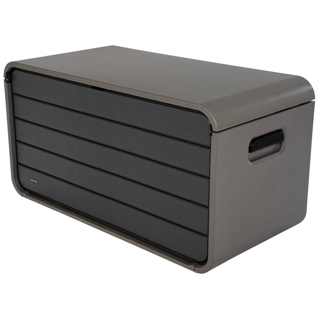 Lifetime Kissen- &amp; Auflagenbox Space grau Kunststoff B/H/L: ca. 146,7x77,2x72,4 cm