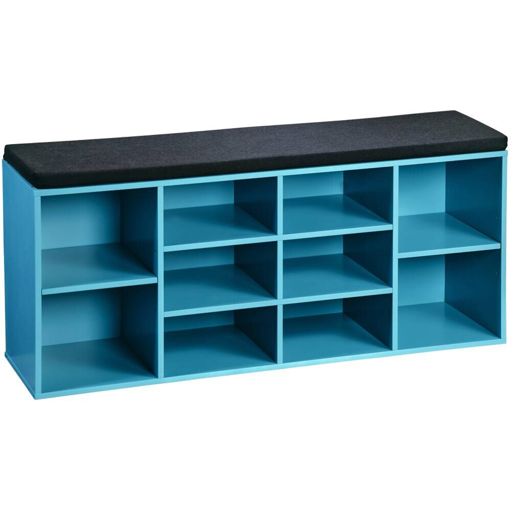 Kesper Schuhregal türkis Spanplatte B/H/T: ca. 103,5x48x29,5 cm