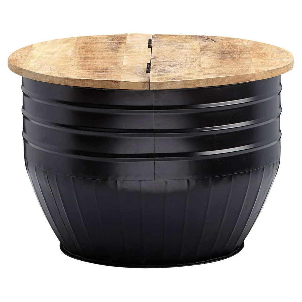 Couchtisch schwarz B/H/T: ca. 60x41x60 cm