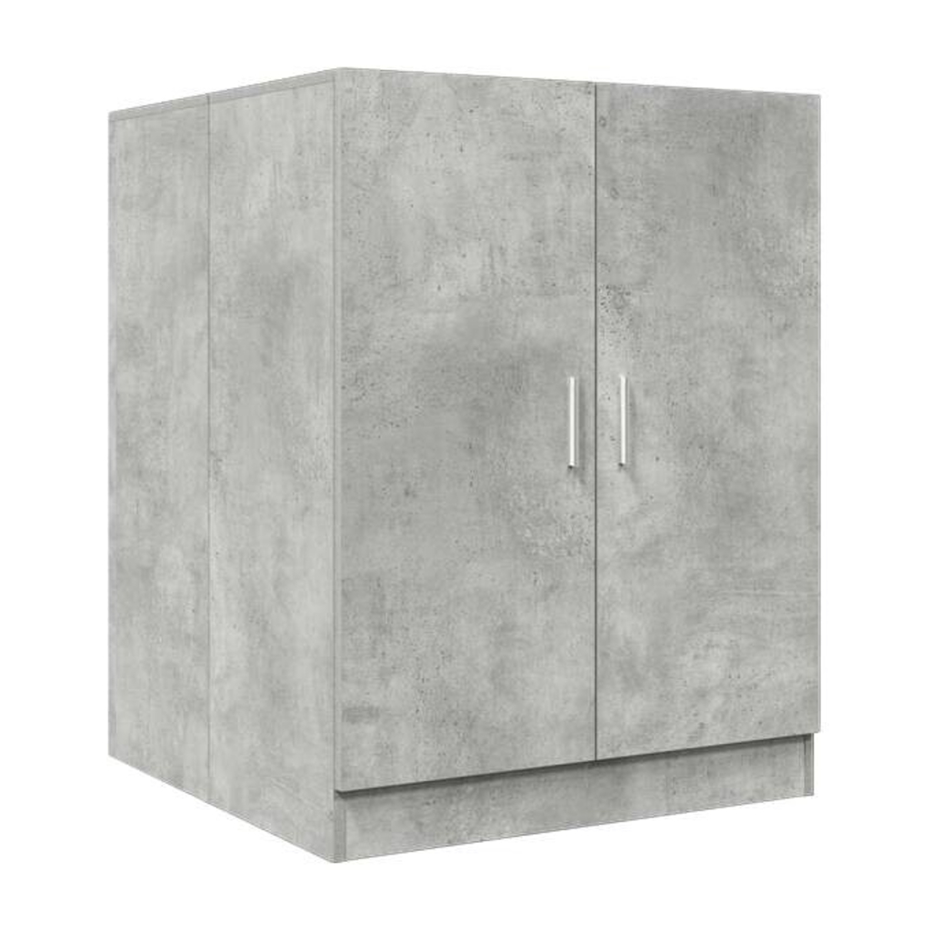 vidaXL Waschmaschinenschrank Beton B/H/T: ca. 70,5x91,5x71,5 cm