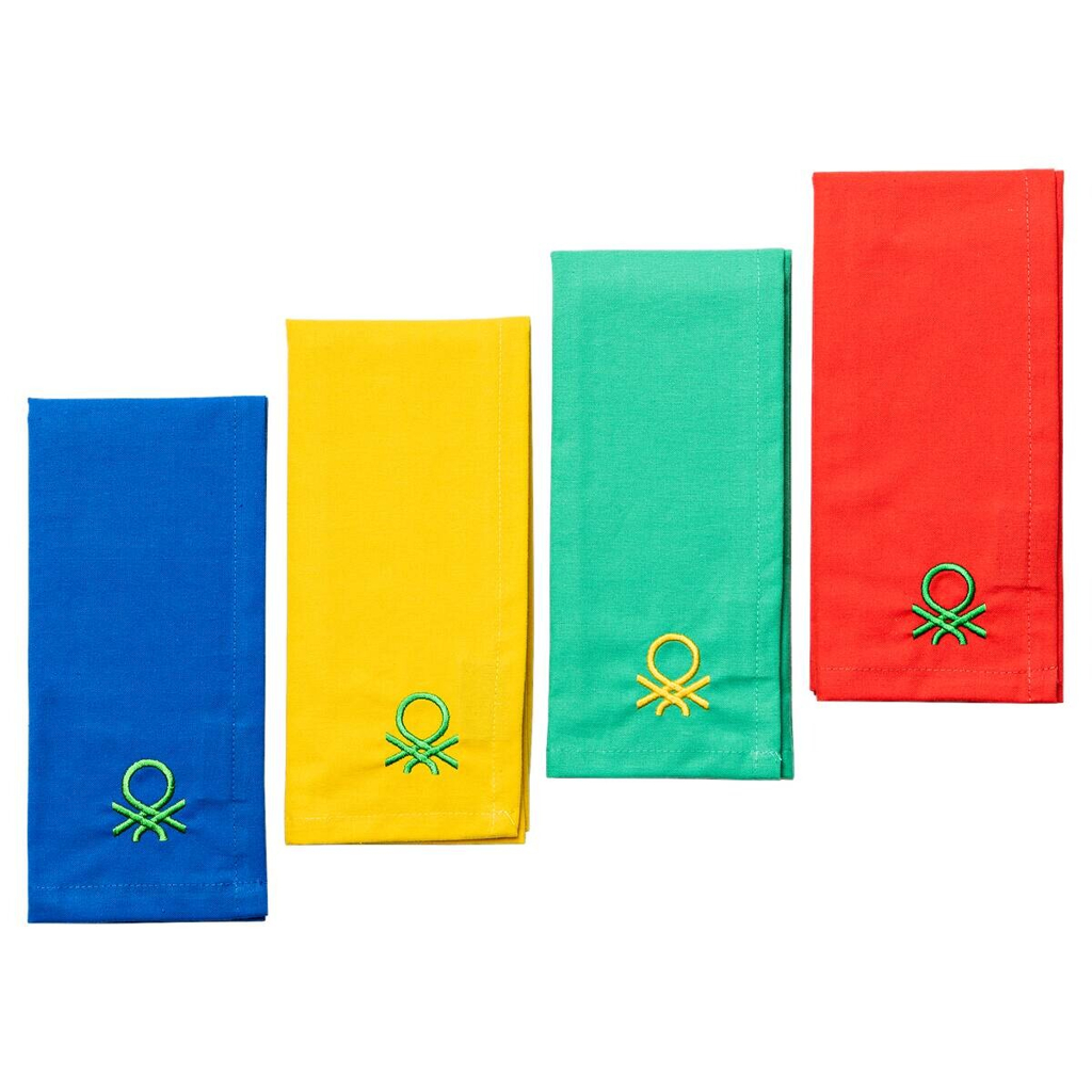 BENETTON Platzmattenset Rainbow multicolor Baumwolle B/L: ca. 30x45 cm