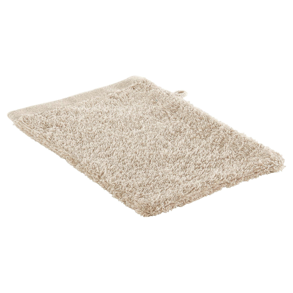 Waschhandschuh Miami kitt Baumwolle B/L: ca. 15x21 cm