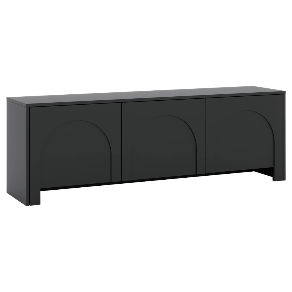 TV-Lowboard ARCO schwarz B/H/T: ca. 150x49x35 cm