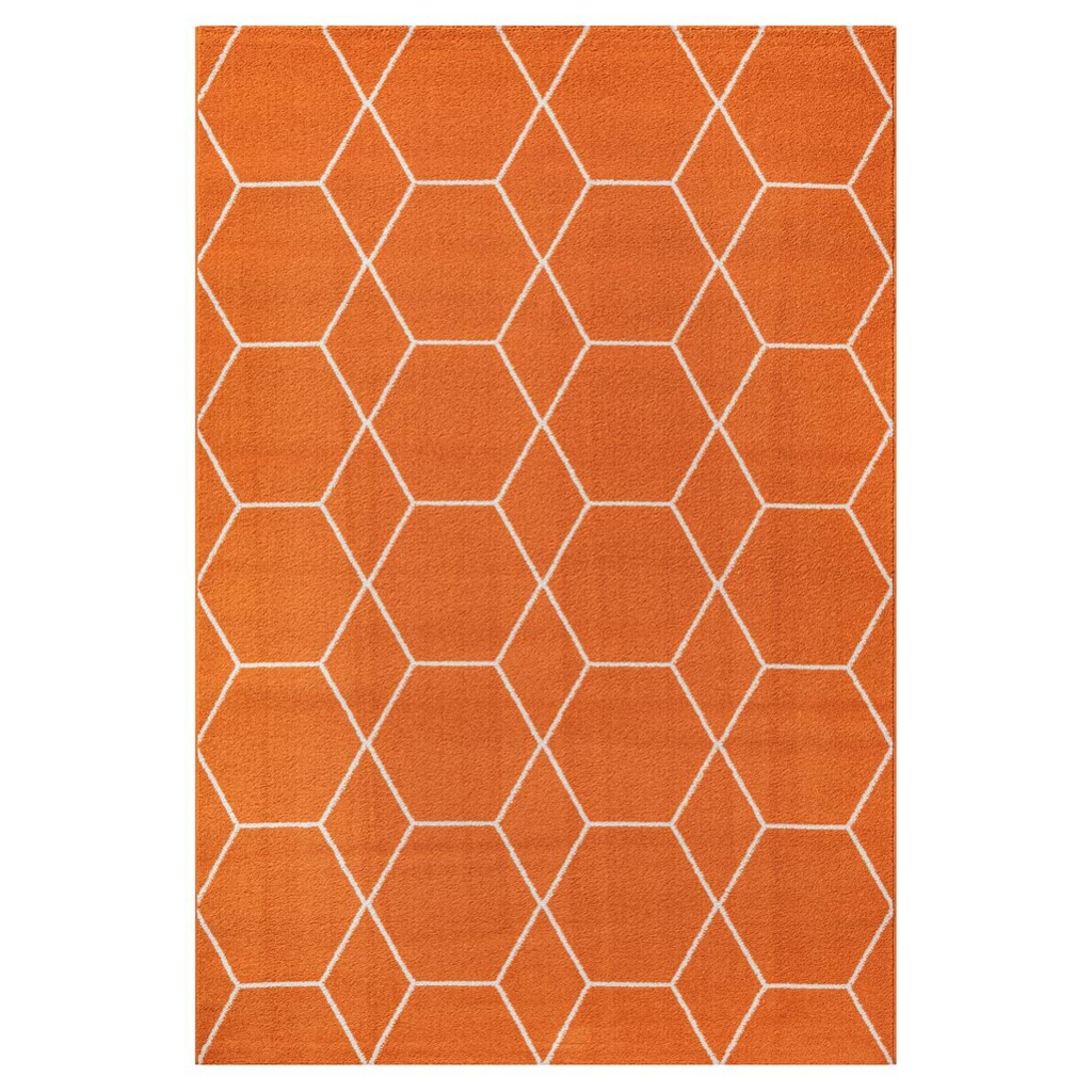 Sanat Teppich Trellis orange B/L: ca. 140x200 cm
