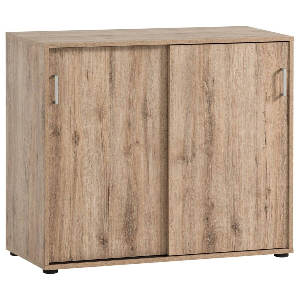 Schiebetürenschrank Niels Eiche B/H/T: ca. 100x83,6x41 cm