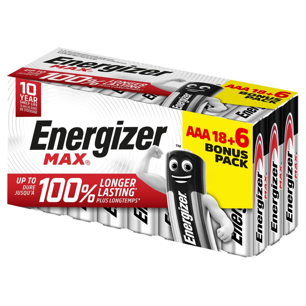 Energizer Batterie Max AAA/Micro (LR03) 24er Pack