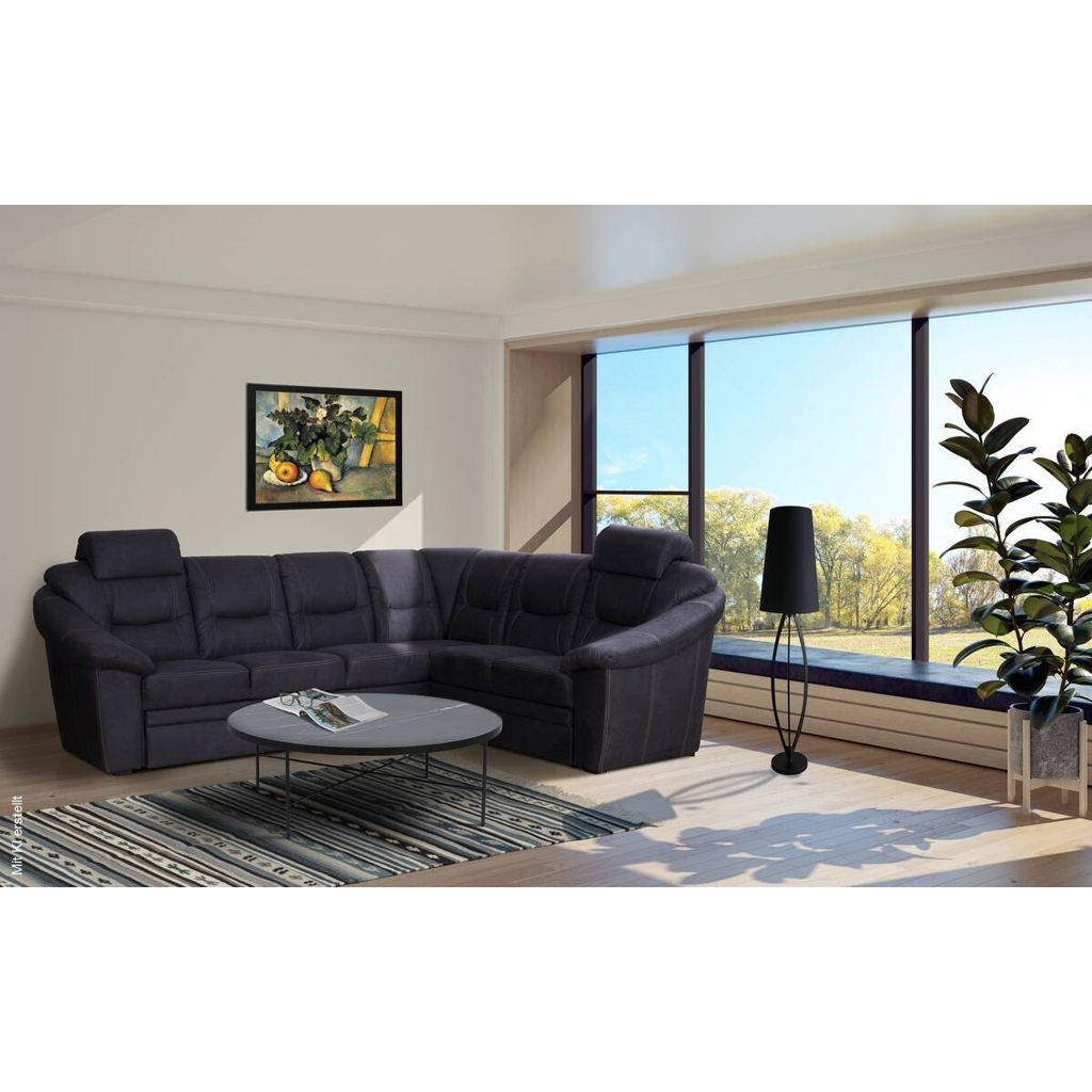 Wohnlandschaft Talos dunkelgrau B/T: ca. 282x225 cm