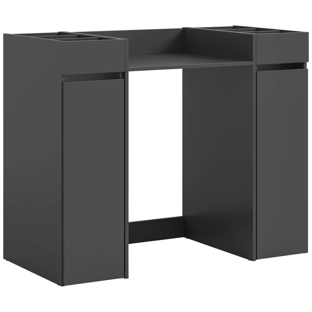 Waschmaschinenumbauschrank Free anthrazit B/H/T: ca. 124x101x60 cm
