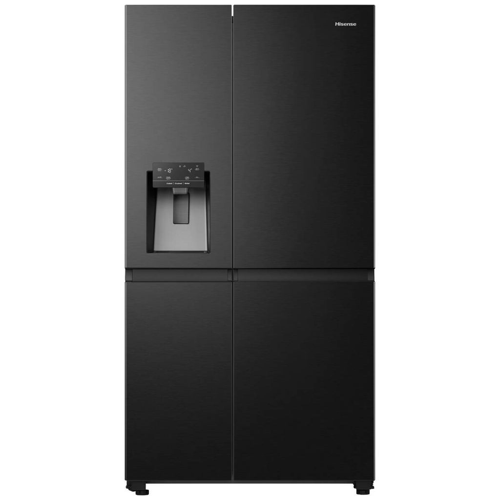 Hisense Side-by-Side RS818N4TFE schwarz B/H/T: ca. 91x179x73 cm