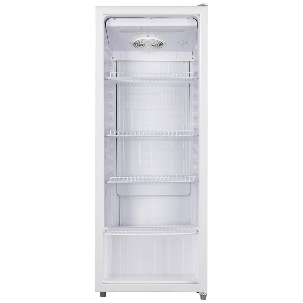 POCOline Glastürkühlschrank GTK144-235 DW weiß B/H/T: ca. 54x144x55 cm