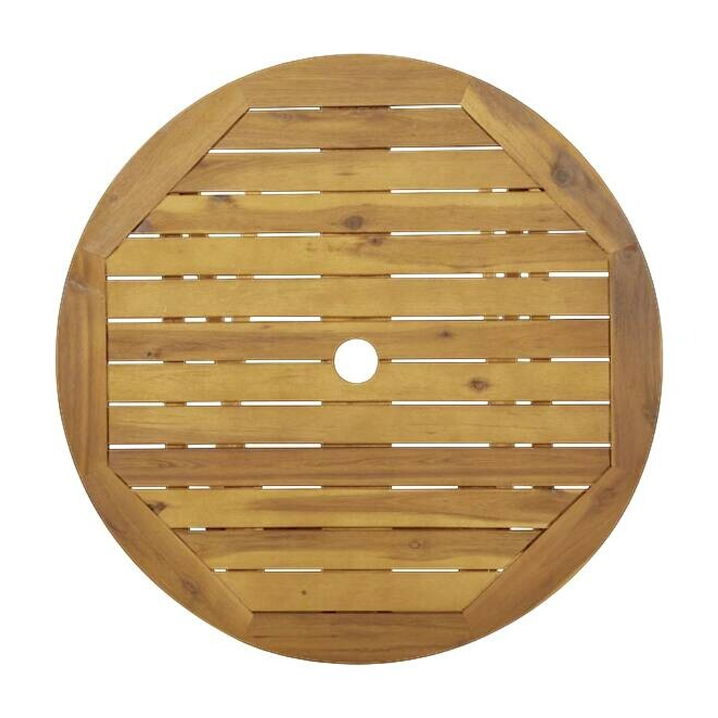 vidaXL Klapptisch braun Akazie B/H/L: ca. 70x75x70 cm