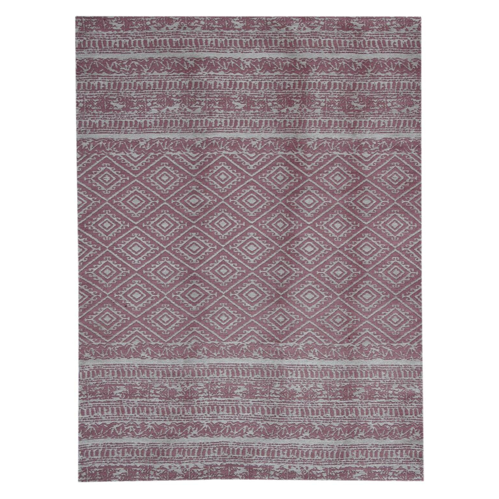 Kayoom Flachgewebeteppich Sunny 110 pink B/L: ca. 80x150 cm