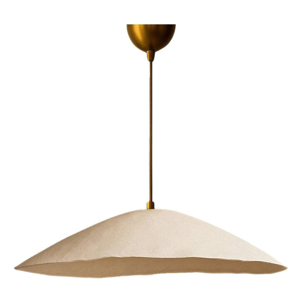 Opviq Pendelleuchte creme gold Metall B/T/L: ca. 60x60x60 cm E27 1 Brennstellen