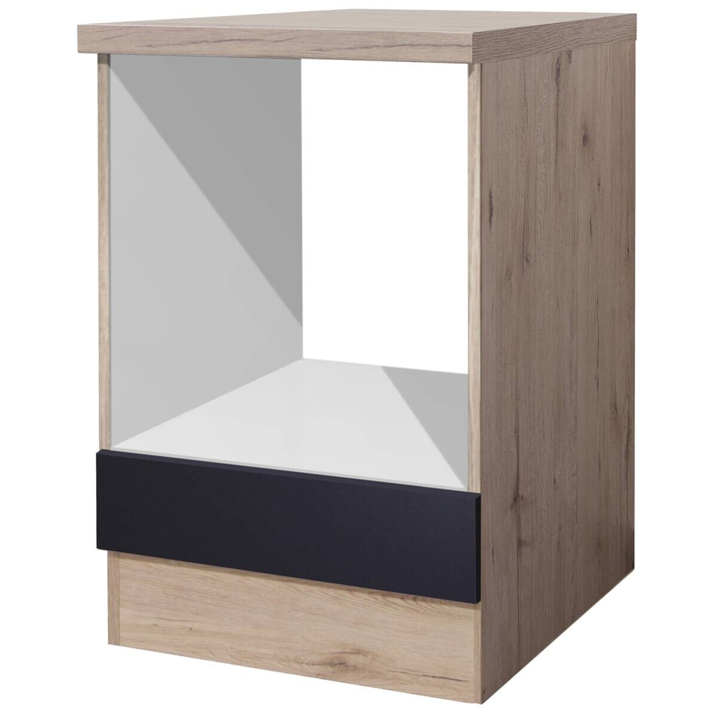Herdumbauschrank Elva anthrazit B/H/T: ca. 60x86x60 cm