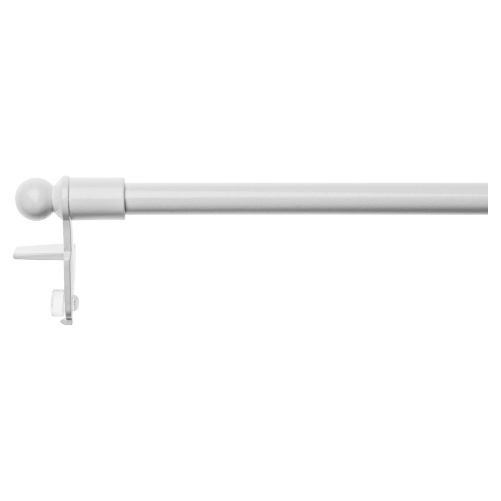LICHTBLICK Klemmstange Easy weiß Metall ausziehbar von ca. 30 bis 40 cm 1.0 Läufe