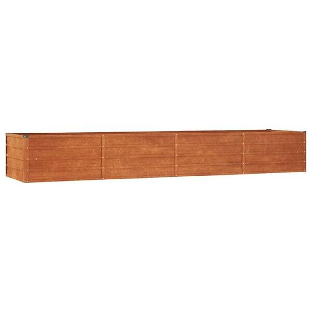 Hochbeet braun Stahl B/H/L: ca. 45x320x80 cm