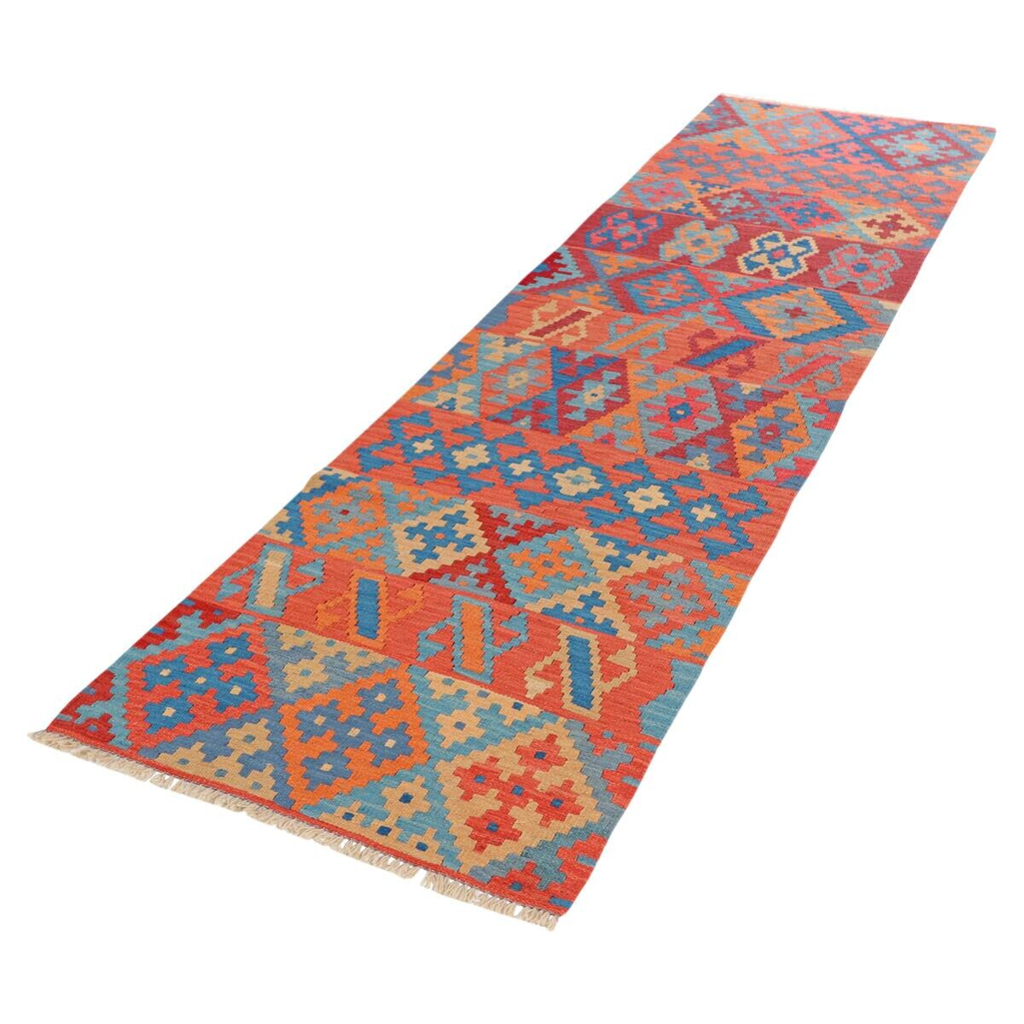 PersaTepp Teppich Kelim Gashgai bunt B/H/L: ca. 82x1x296 cm