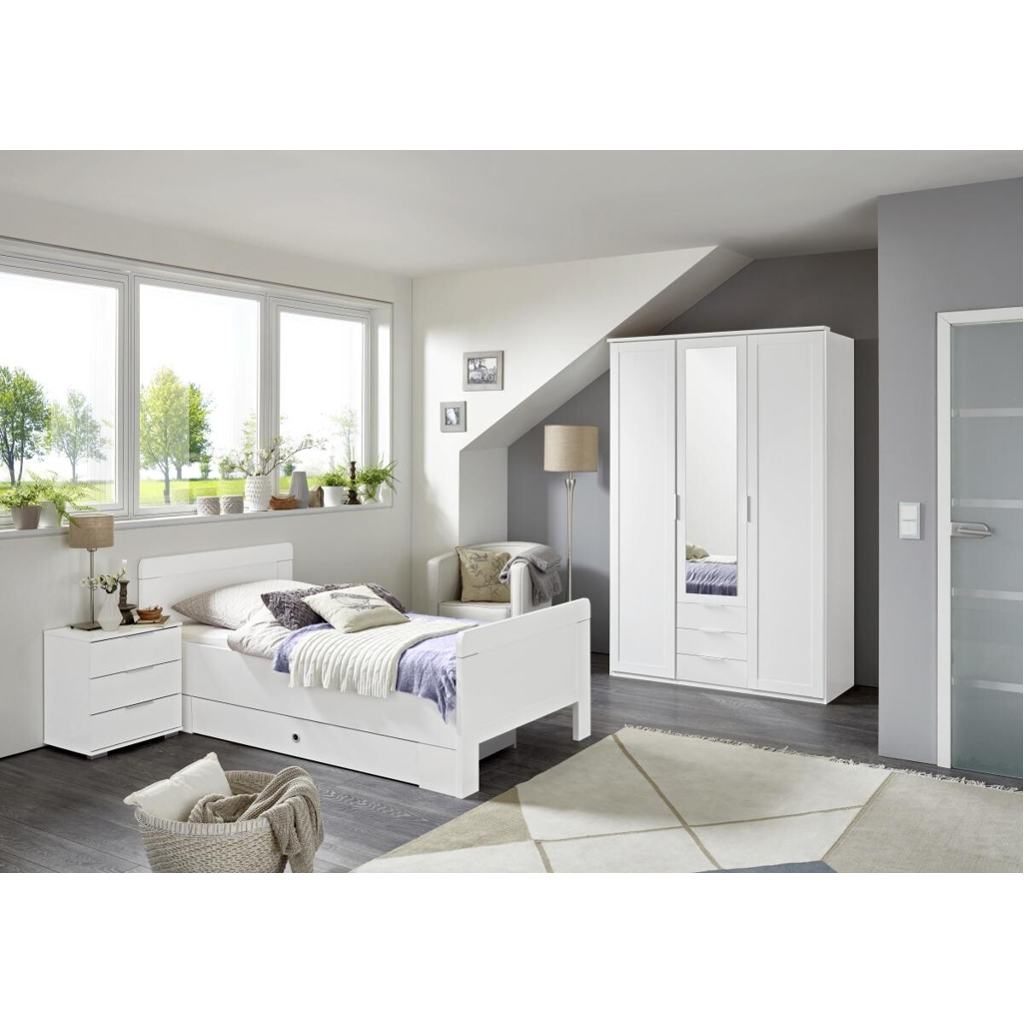 Kleiderschrank Nadja weiß B/H/T: ca. 135x210x58 cm