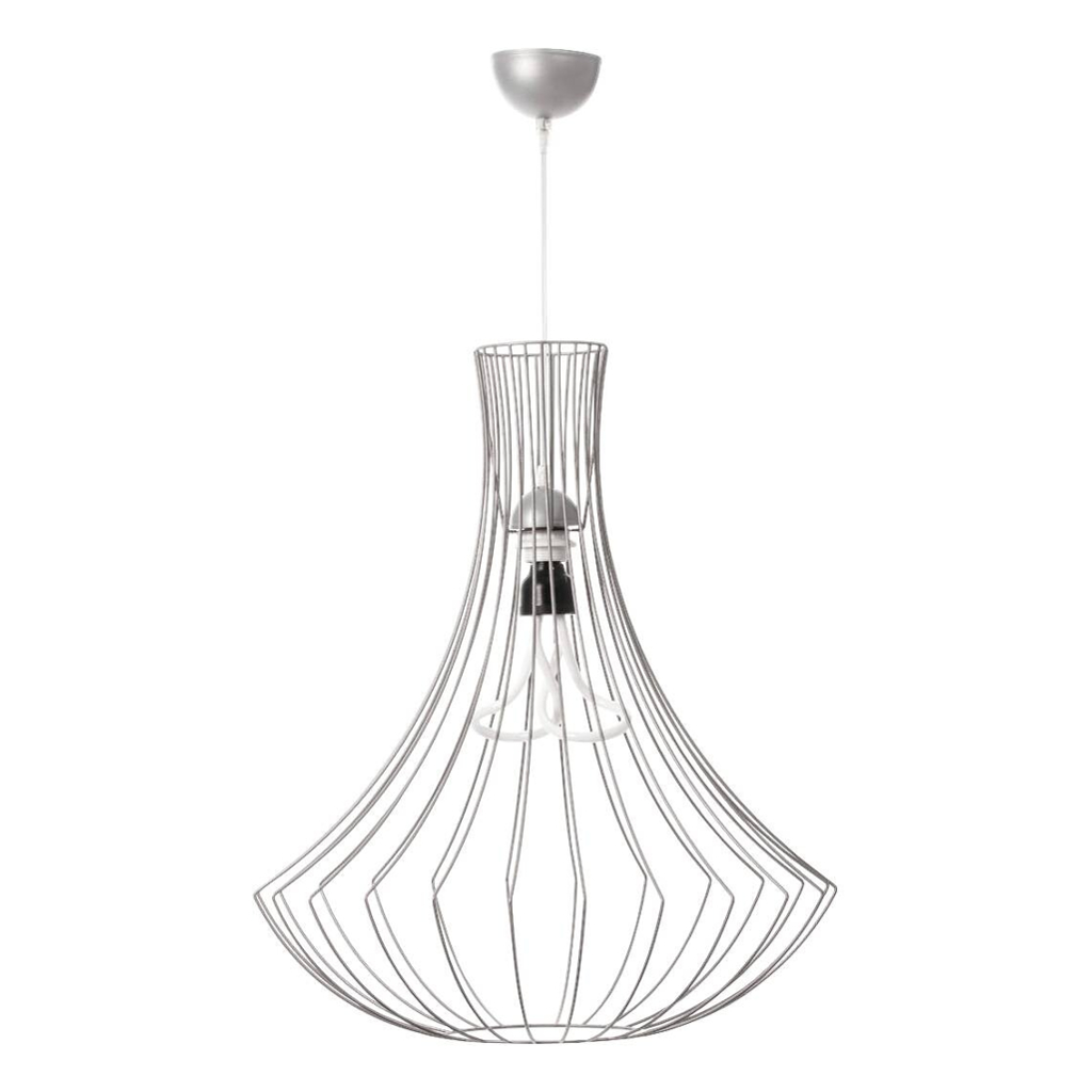 Kayoom Pendelleuchte Chiara 110 silber Eisen B/H/L: ca. 52x60x52 cm E27 1 Brennstellen
