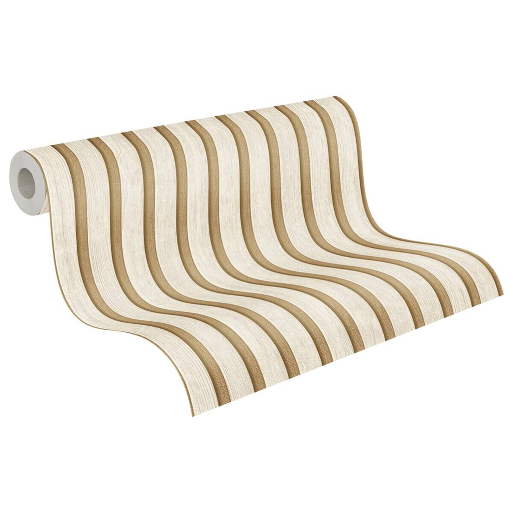 A.S.Creation Vliestapete braun beige B/H/D: ca. 53x1005x8,4 cm