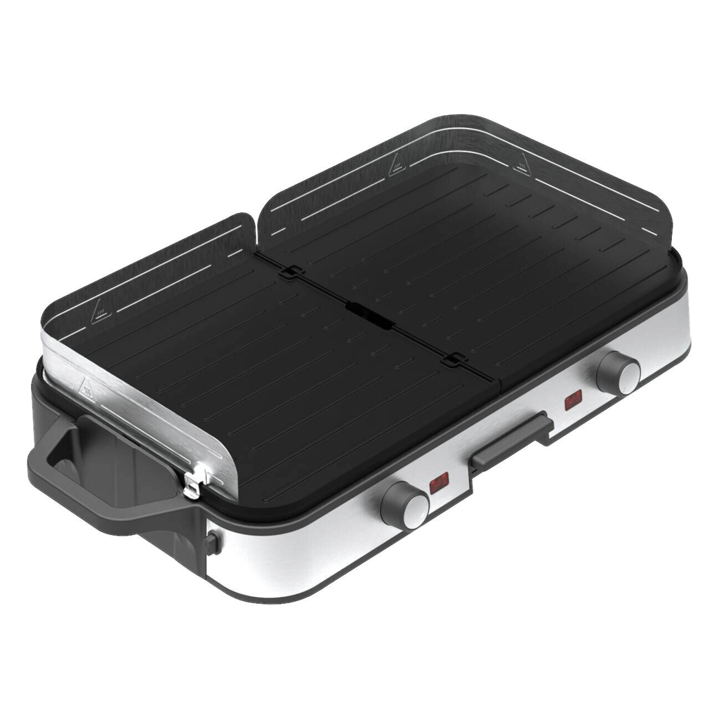 POCOline Elektrogrill silber B/H/L: ca. 60x10,5x30 cm
