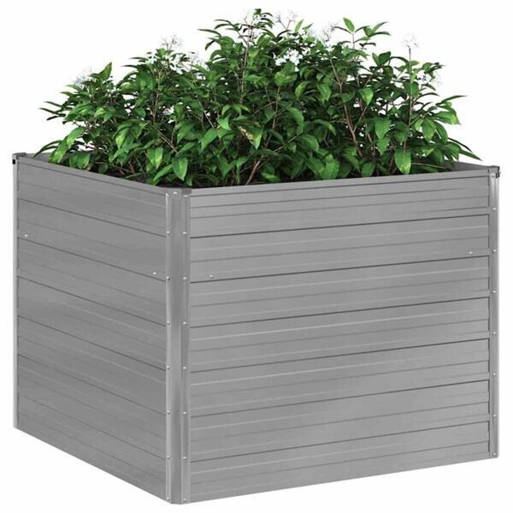 Hochbeet grau Metall B/H/L: ca. 100x77x100 cm