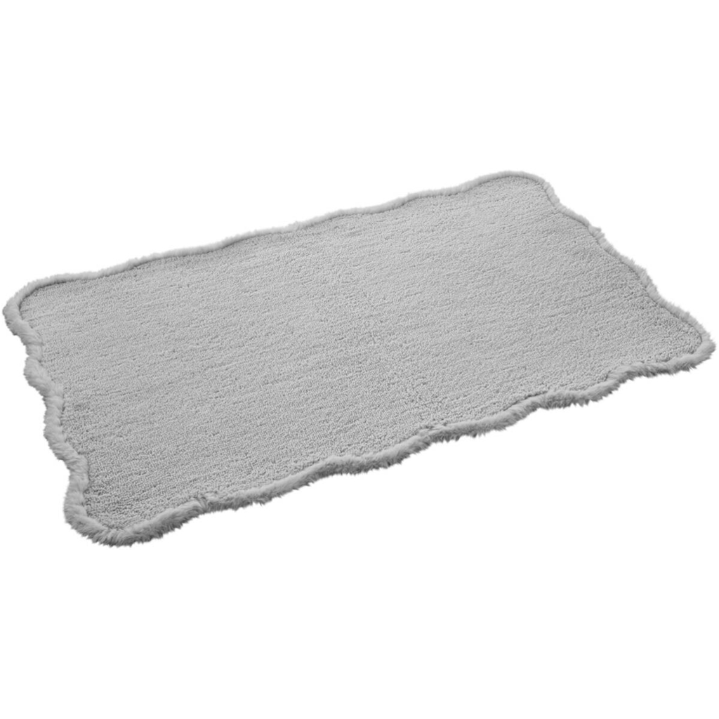 POCOline Badematte Rabbit silber Polyester B/L: ca. 50x80 cm