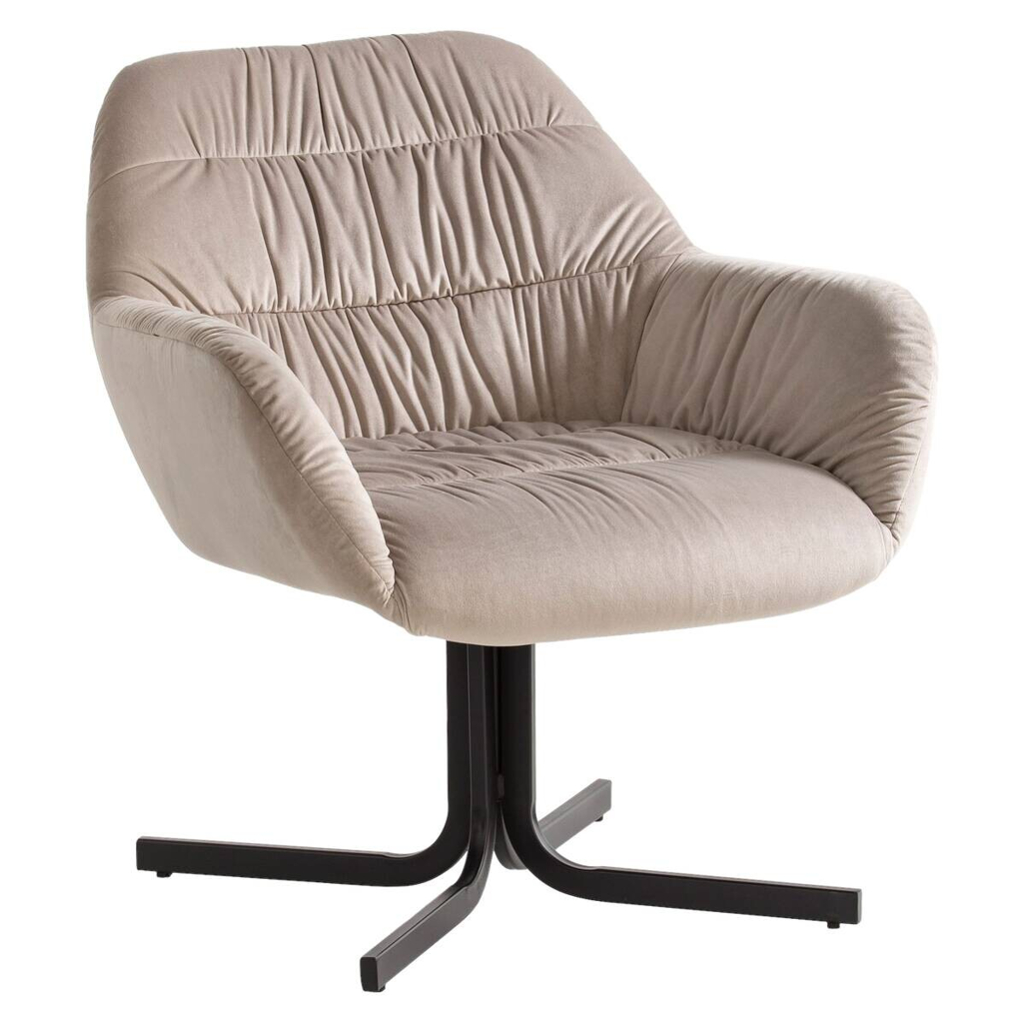 Wohnling Sessel beige Polyester