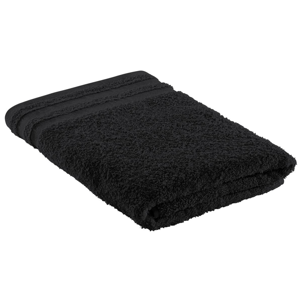 Duschtuch Miami schwarz Baumwolle B/L: ca. 70x140 cm