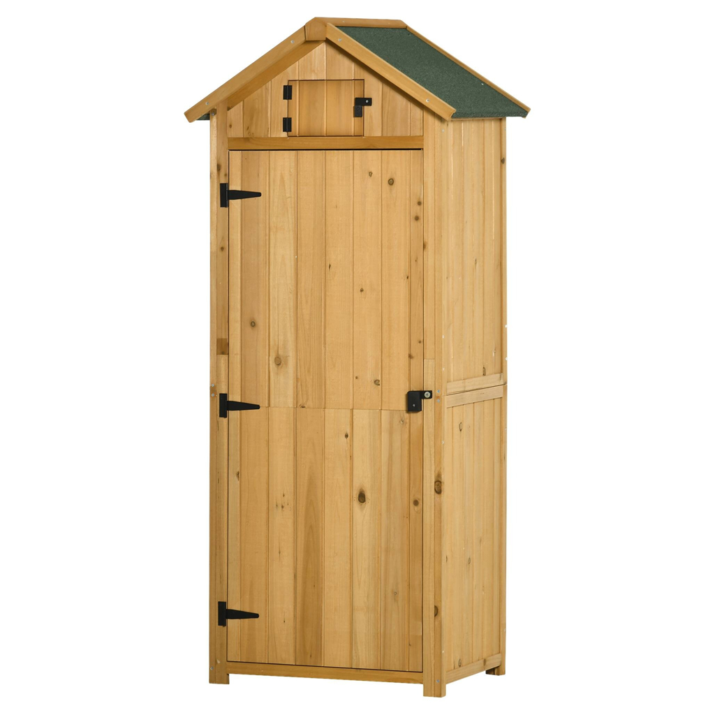 Outsunny Gartenhaus natur B/H/L: ca. 542x179x77 cm