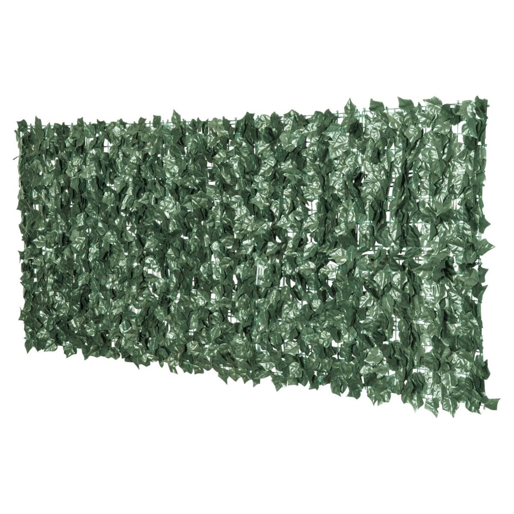 Outsunny Künstliche Hecke dunkelgrün Kunststoff H/L: ca. 100x240 cm