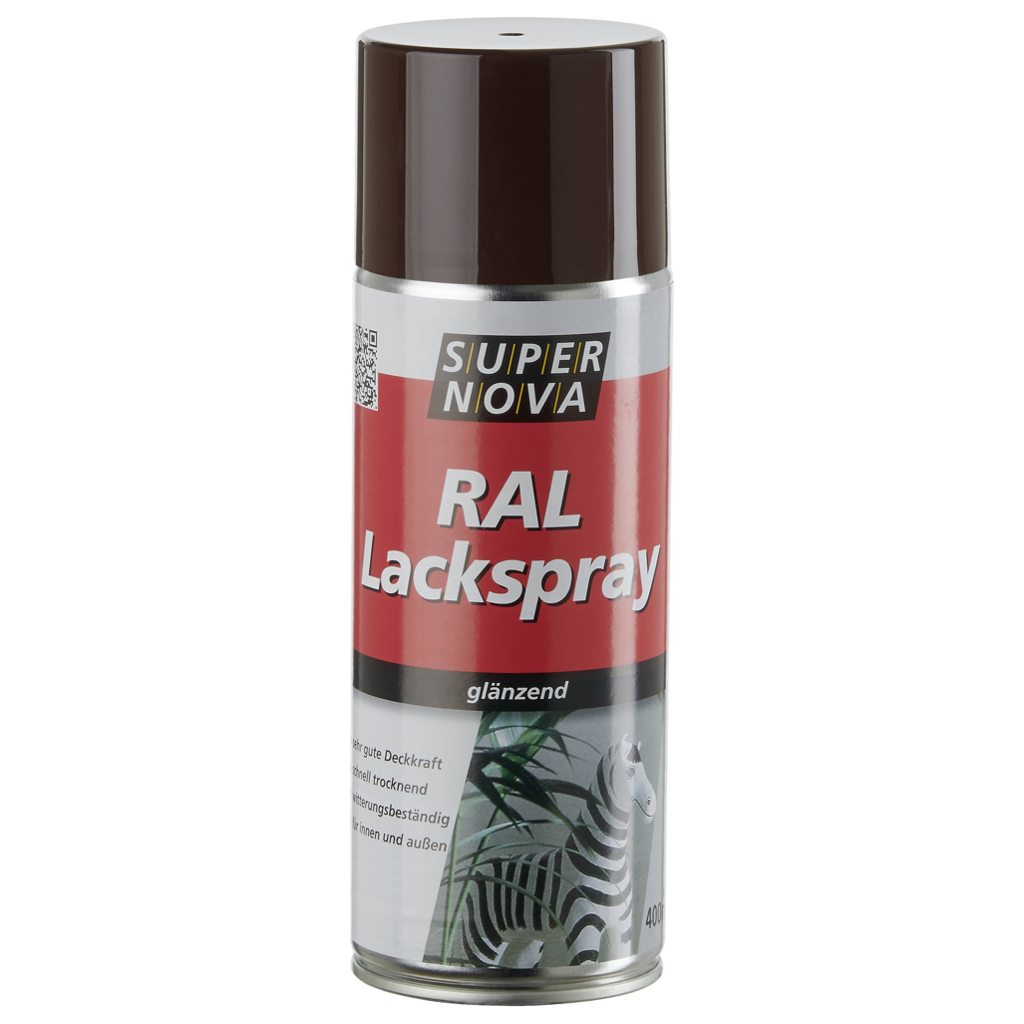 Super-Nova Lackspray schokobraun hochglänzend ca. 0,4 l