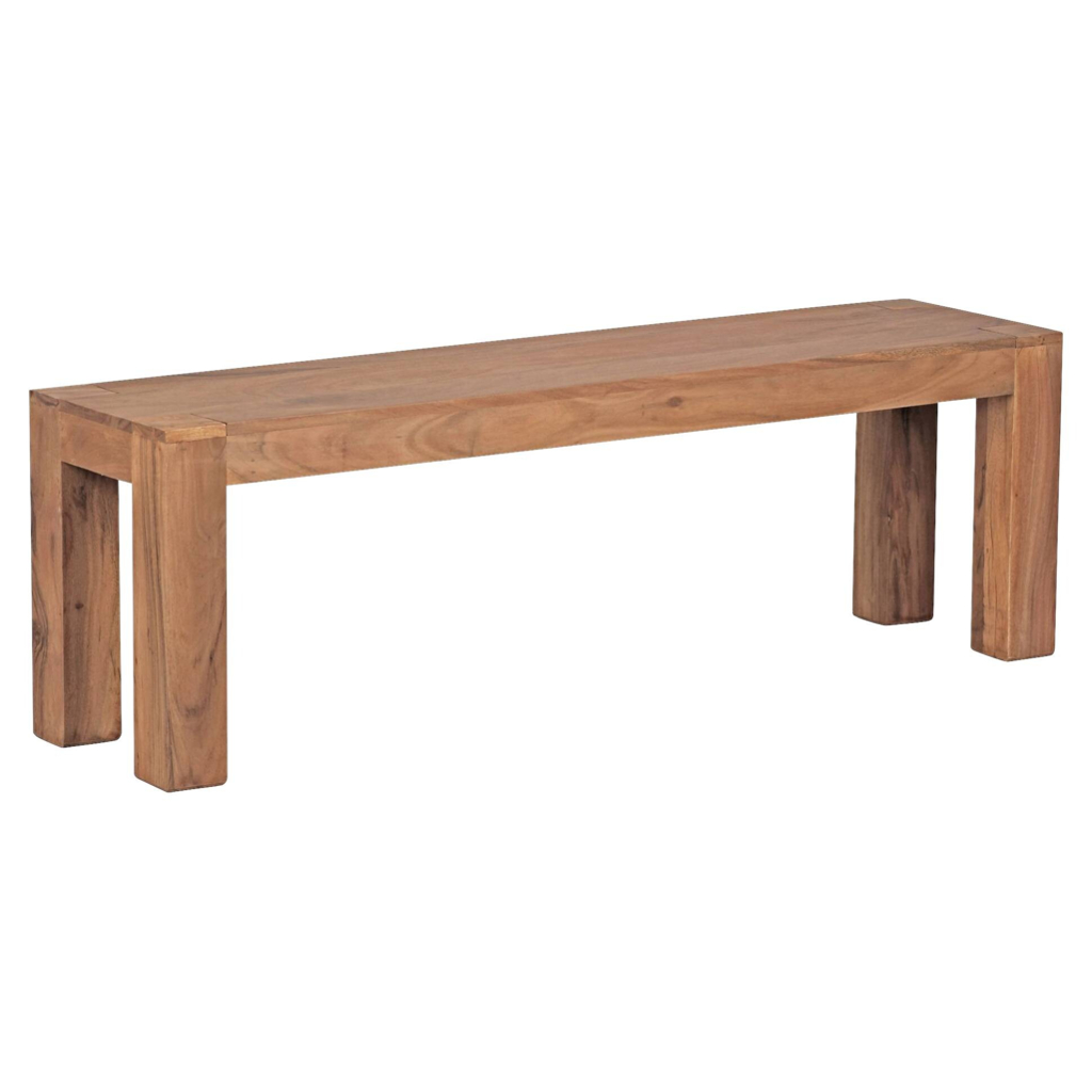 Sitzbank natur Akazie B/H/T: ca. 140x45x35 cm